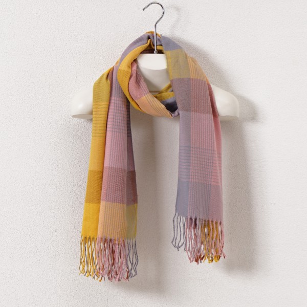 Fringed scarf (soft touch)