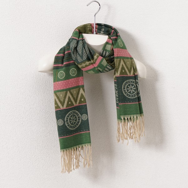 Fringed scarf (soft touch)