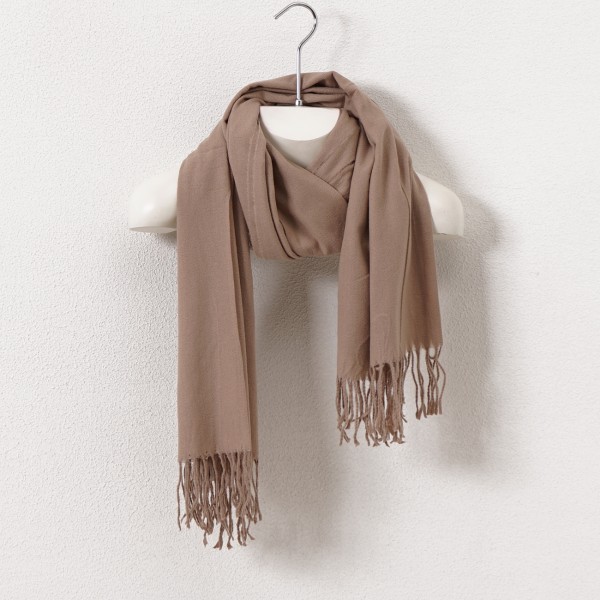 Fringed scarf (soft touch)