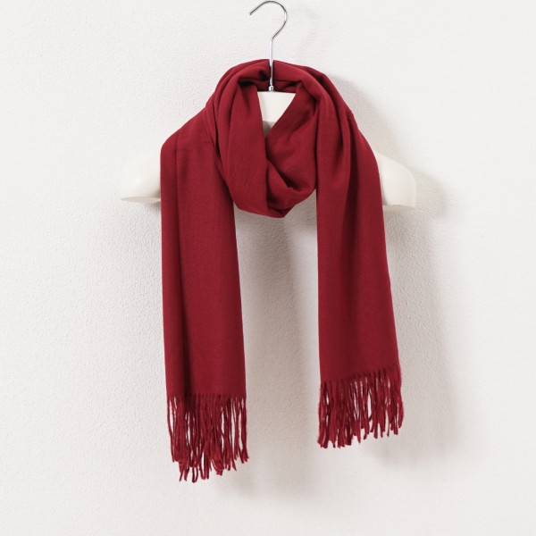 Mixed fringe scarf with cashmere (soft touch)
