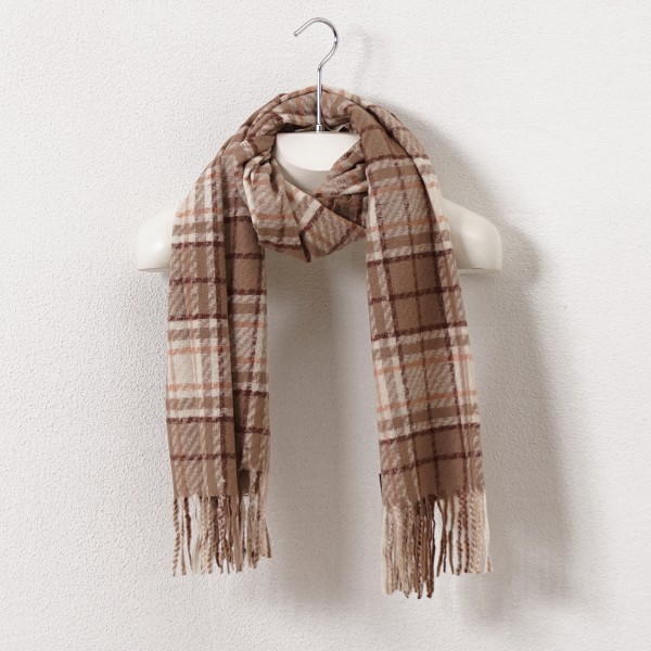 Fringed scarf (soft touch)