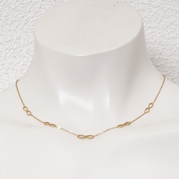 stainless steel necklace (surgical steel) without nickel