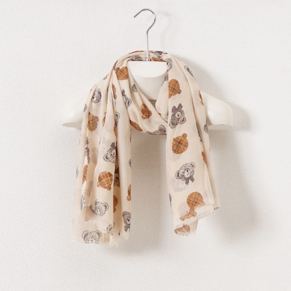 Viscose/cotton scarf