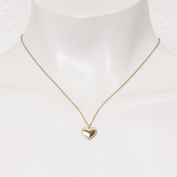 Stainless steel (surgical steel) necklace, nickel-free