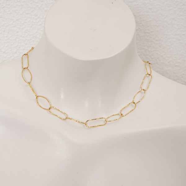 Stainless steel necklace (surgical steel) nickel-free