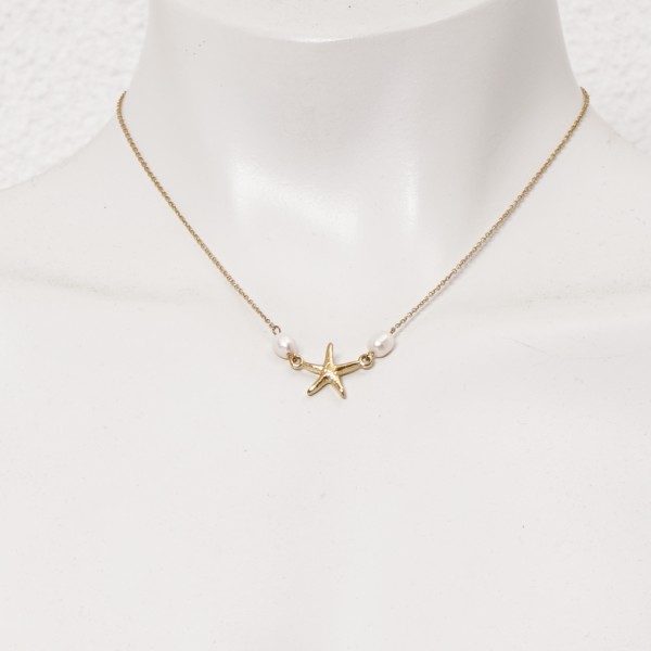 Stainless steel (surgical steel) necklace, nickel-free