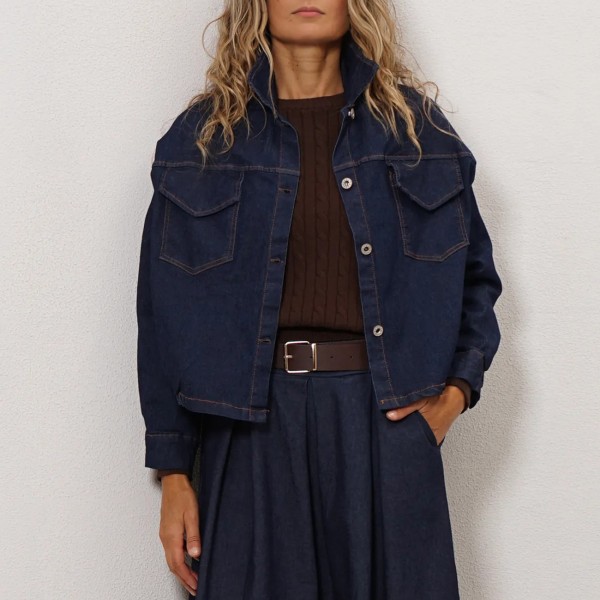 denim jacket with elastane