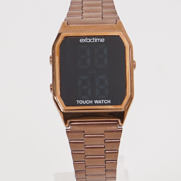 stainless steel digital watch