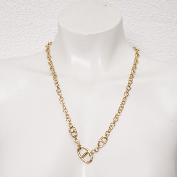 stainless steel necklace (surgical steel) without nickel