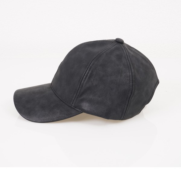 Eco-leather cap