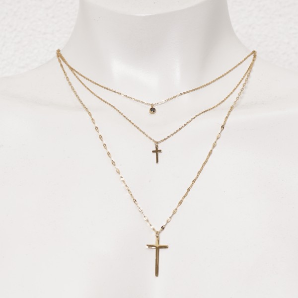 Stainless steel (surgical steel) necklace, nickel-free