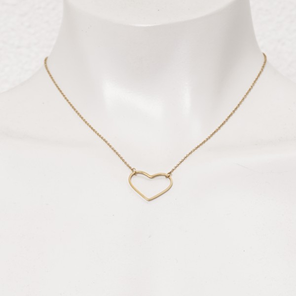 Stainless steel (surgical steel) necklace, nickel-free