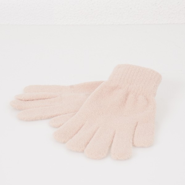 knitted gloves