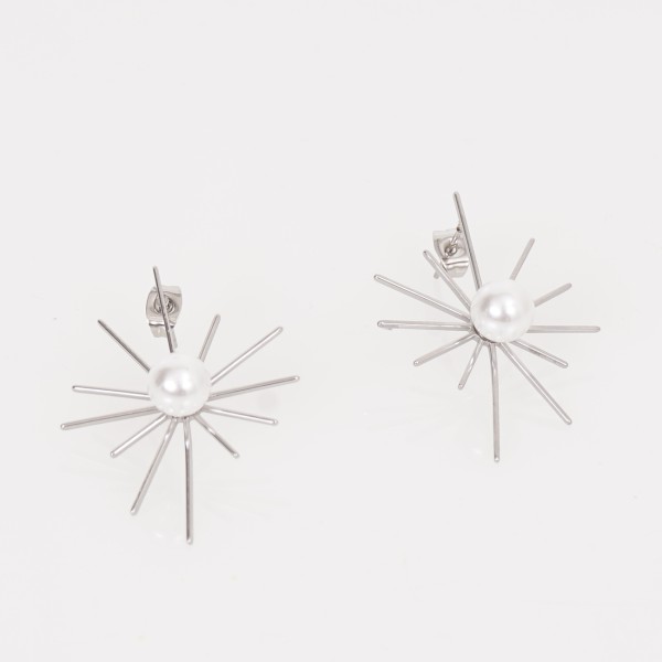 earrings in stainless steel (surgical steel) without nickel