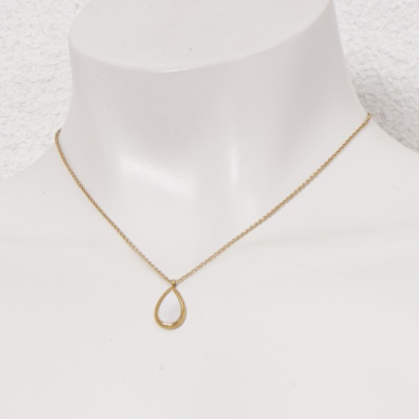 stainless steel necklace (surgical steel) without nickel