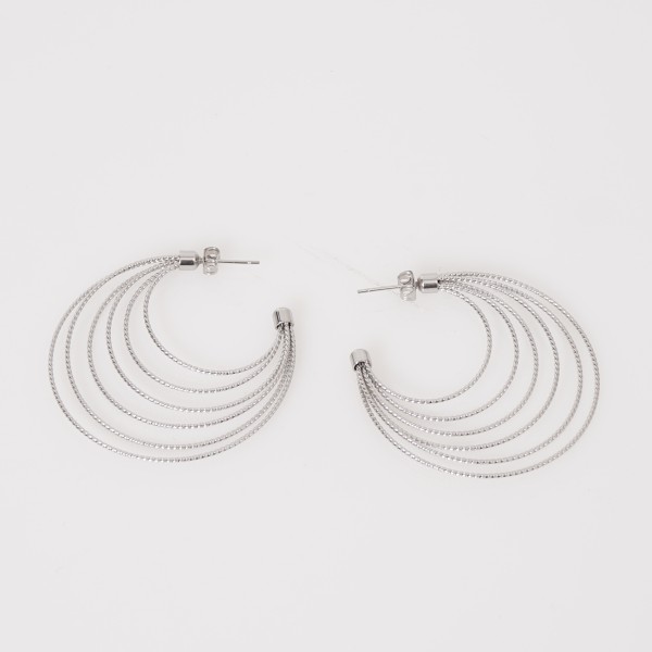 earrings in stainless steel (surgical steel) without nickel