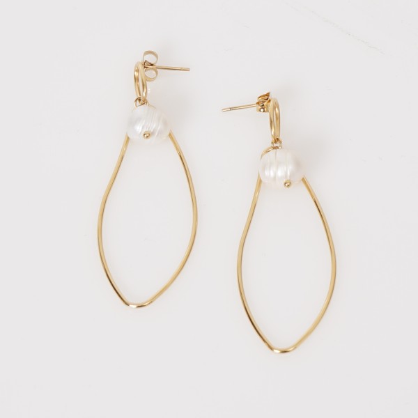 earrings in stainless steel (surgical steel) without nickel