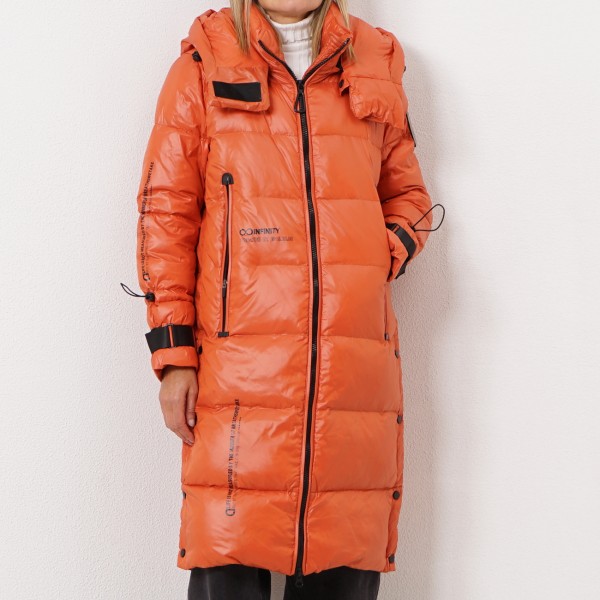 quilted coat with application