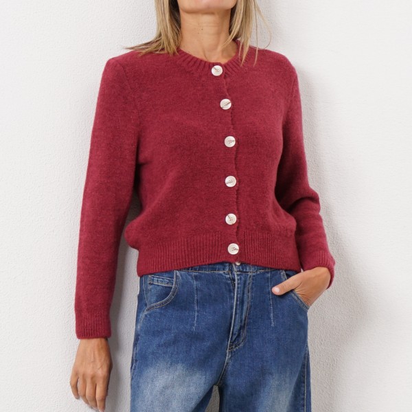 knit sweater with wool