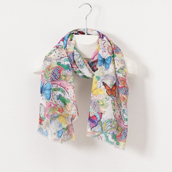 cotton/viscose scarf