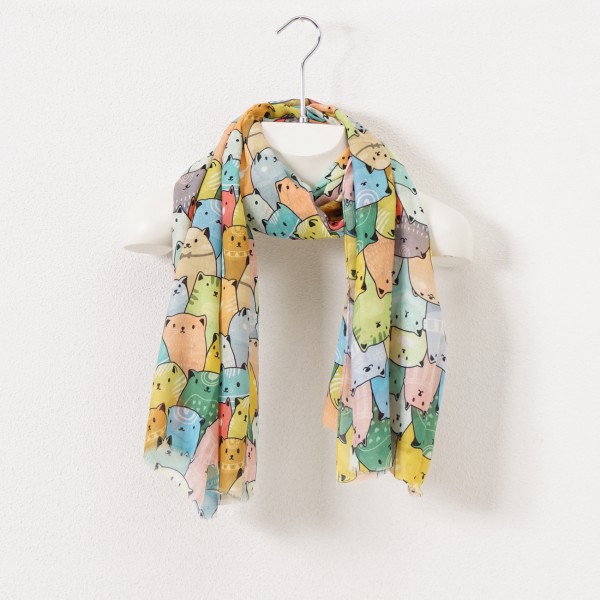 cotton/viscose scarf