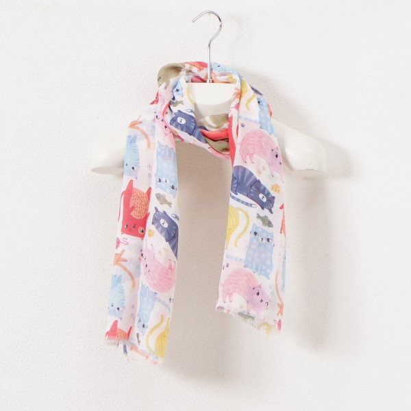 cotton/viscose scarf