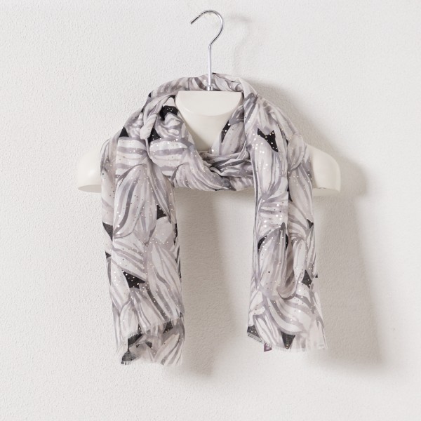 scarf with lurex (cotton/viscose)