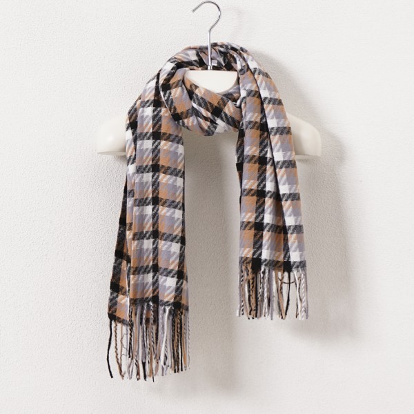Fringed scarf (soft touch)