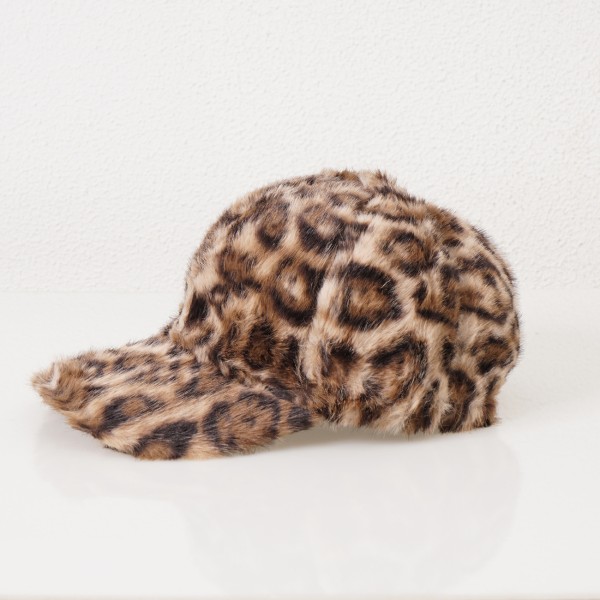 fur hat (animal print)