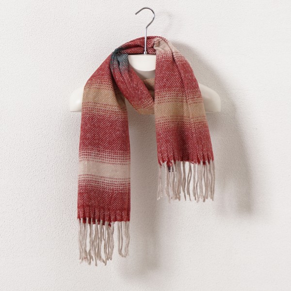 Fringed scarf (soft touch)