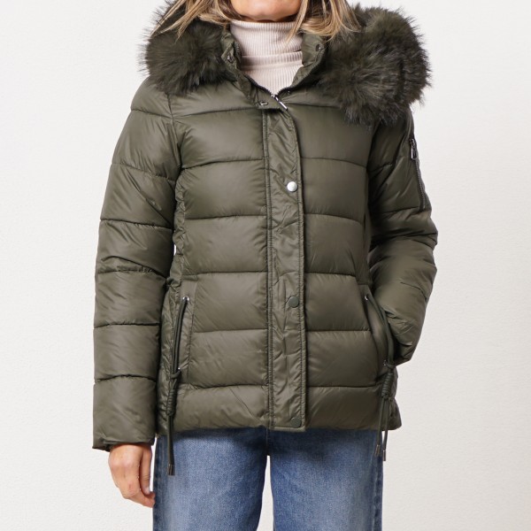 Padded jacket with hood