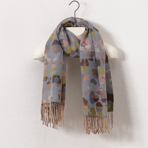 Soft-touch fringed scarf (premium)