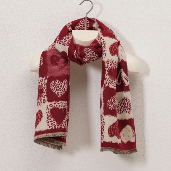 Soft-touch jacquard scarf