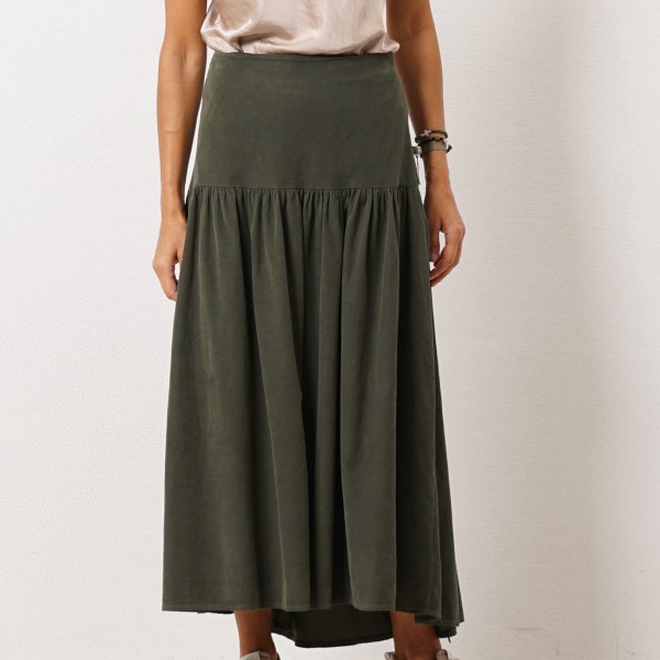 Cord velvet skirt (1000 stripes)