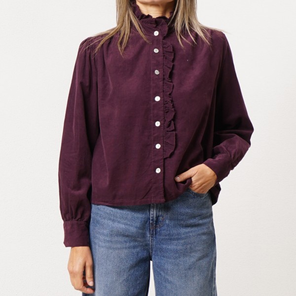 corduroy blouse (thousand stripes)