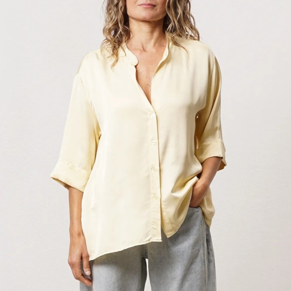 Satin blouse with rayon (premium)