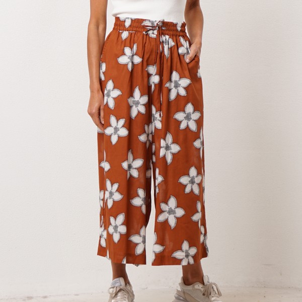 Poplin (premium) wide-leg pants