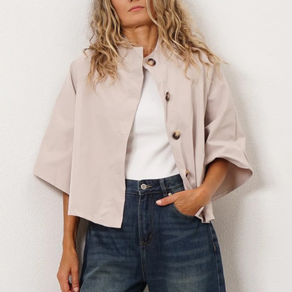 Waterproof flared jacket