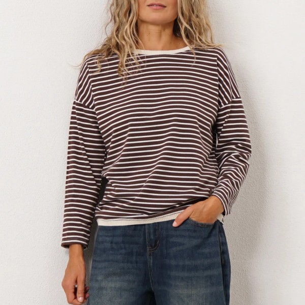 striped sweatshirt