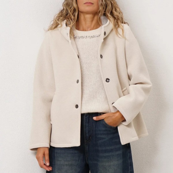 Neoprene parka (faux smooth)