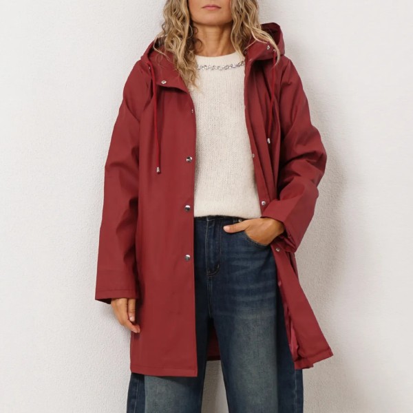 Waterproof rubberized parka