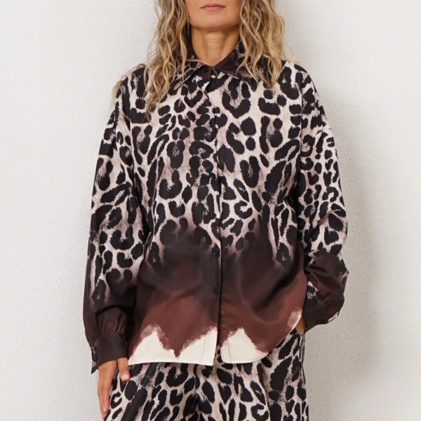 Animal print blouse