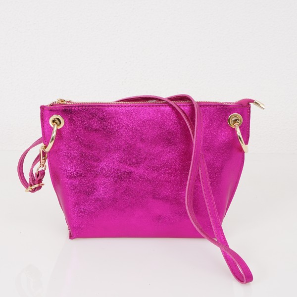 leather bag w/ lurex