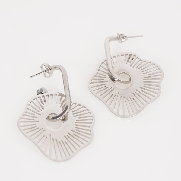 earrings in stainless steel (surgical steel) without nickel
