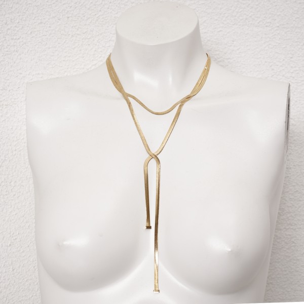 stainless steel necklace (surgical steel) without nickel