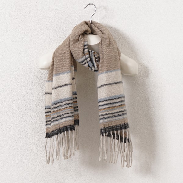 Fringed scarf (soft touch)