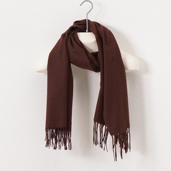 Fringed scarf (soft touch)