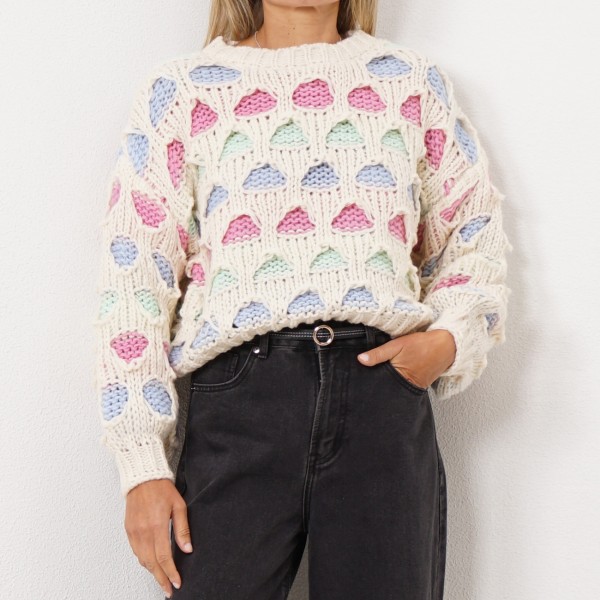 knitted sweater (patch type)