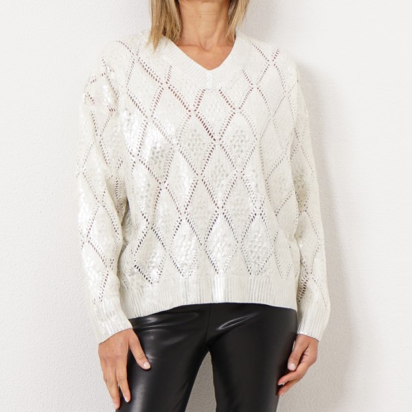 knitted sweater (brushstroke)