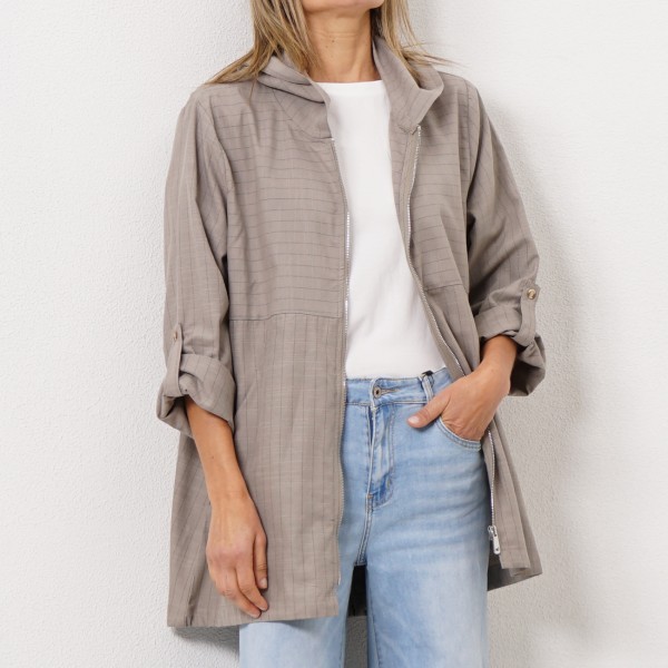 oversize cotton fabric jacket